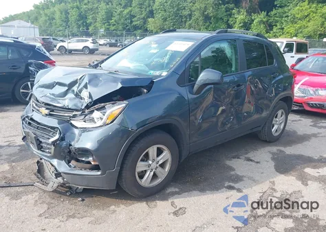 2021 Chevrolet Trax Awd Lt из США, поврежденный, VIN KL7CJPSBXMB326705